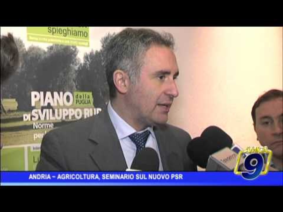 Andria | Agricoltura,  seminario sul nuovo PSR