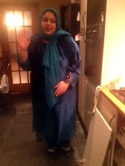 lady dancing on music at home funny