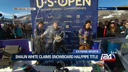 Shaun White claims snowboard halfpipe title