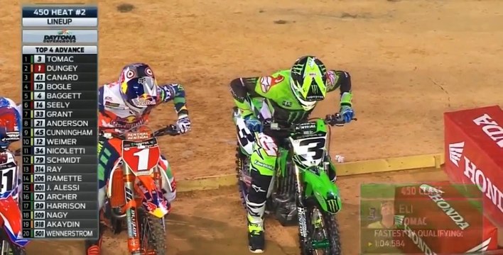 Monster Energy Supercross 2016 - Rd9 Daytona - 450 Heat 2