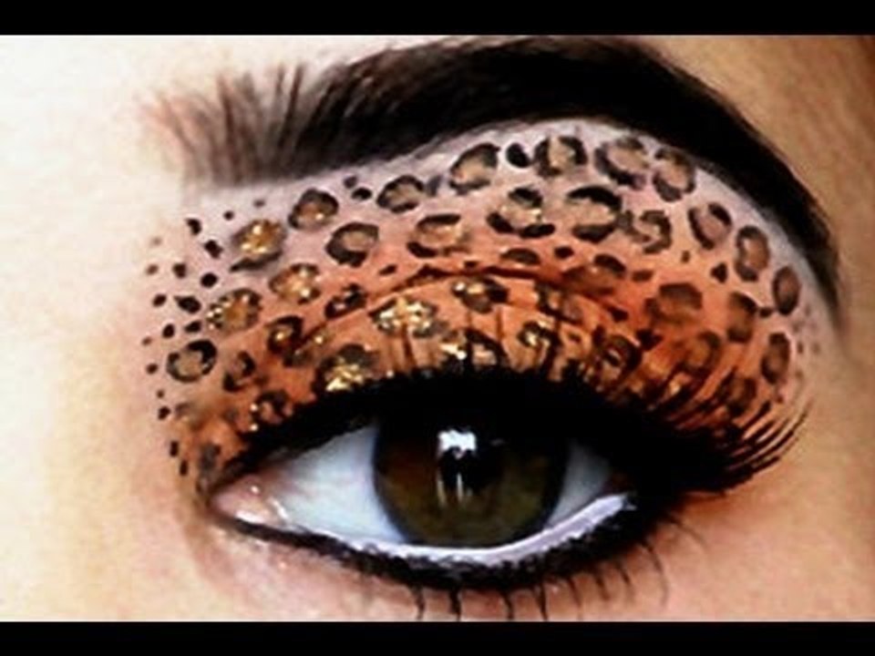 Leopard Eyes_ HD Makeup Tutorial I Leopard Eyeshadow & Red Lips - Leopard Print Makeup Tutorial