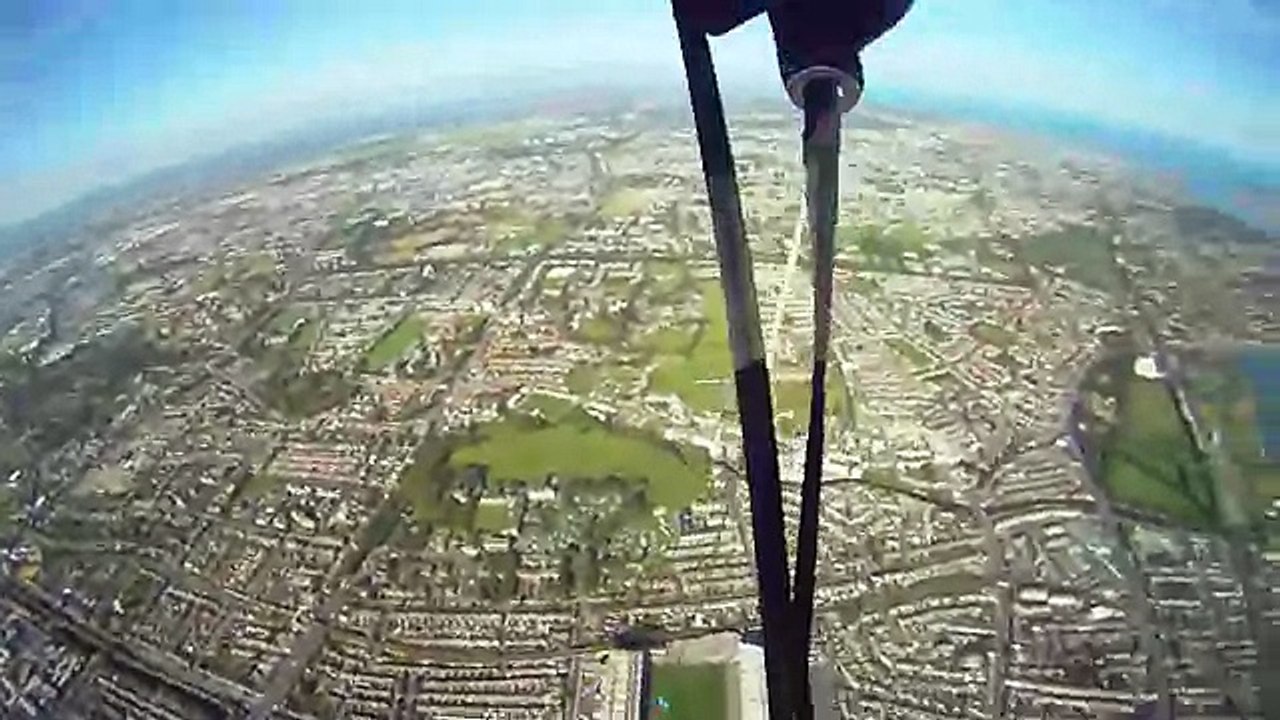 All Ireland 2013 Football parachute jump into Croke Park - The Sunday Game