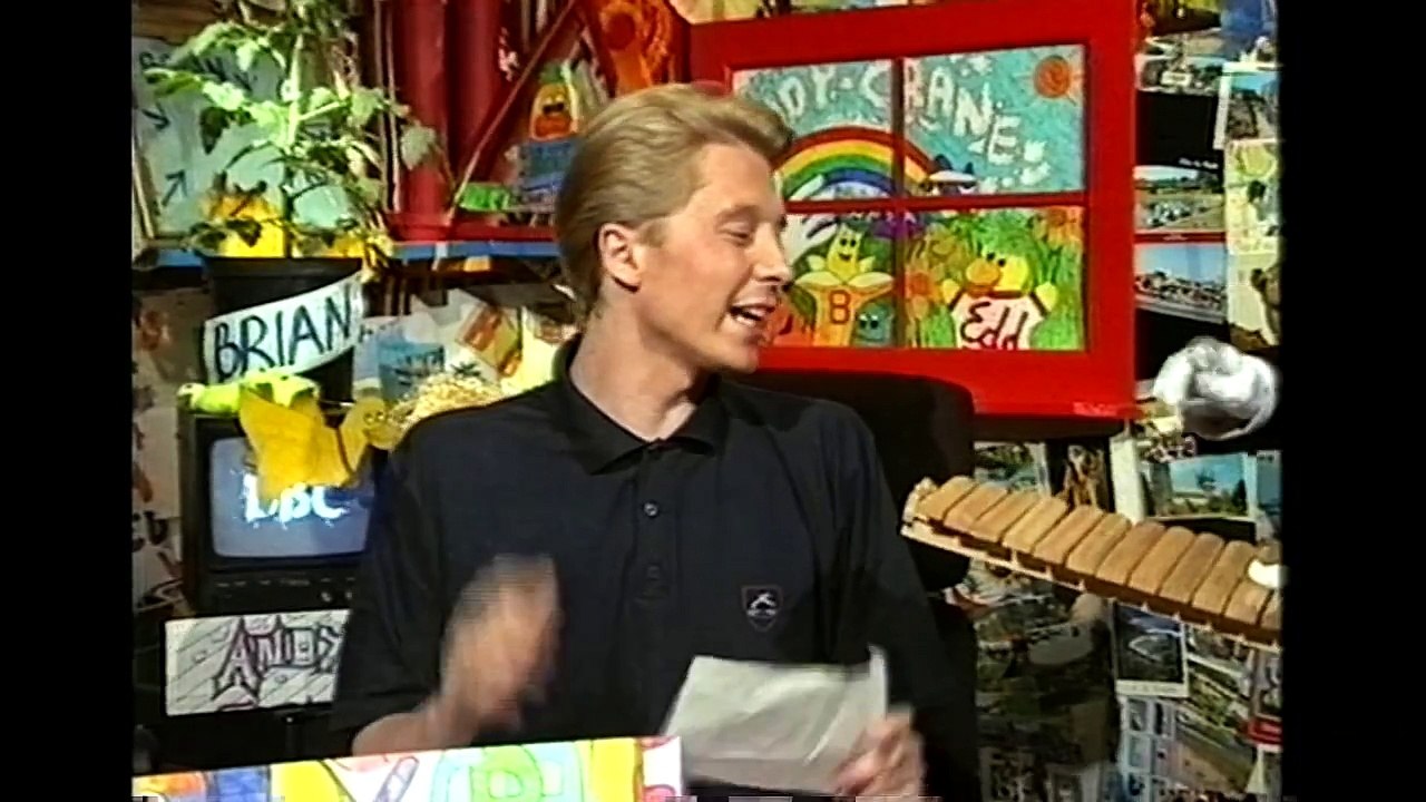 Edd the Duck and Andy Crane on BBC Breakfast