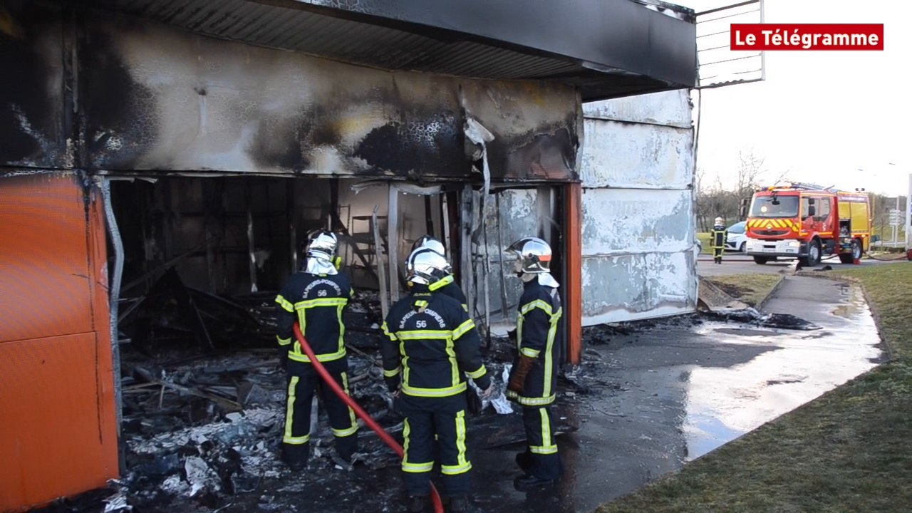 Vannes. Un feu détruit un magasin de matériel médical