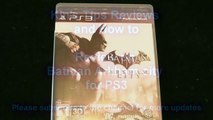 Unboxing and Review of Batman Arkham City Walmart bundle Playstation 3 PS3 Trioviz 3D