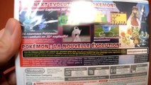 Unboxing Pokemon Y Nintendo 3DS Game Freak Company Pikachu Mega Evolution Mewtwo Stones