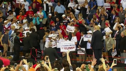 Black Lives Matter perturbe à nouveau un discours de Trump