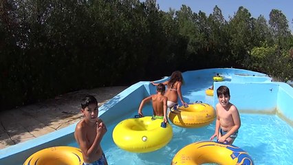 Crazy River Water Slide at Waterland Thessaloniki