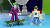 The Joker teams up with Imaginext Skateboard dude to capture Batmans treasure Just4fun290