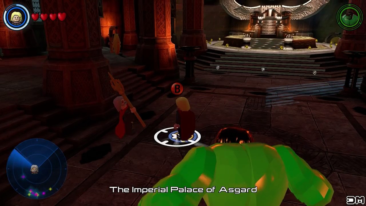 Lego Marvels Avengers Hulk Takes a Selfie w/ Odins Throne