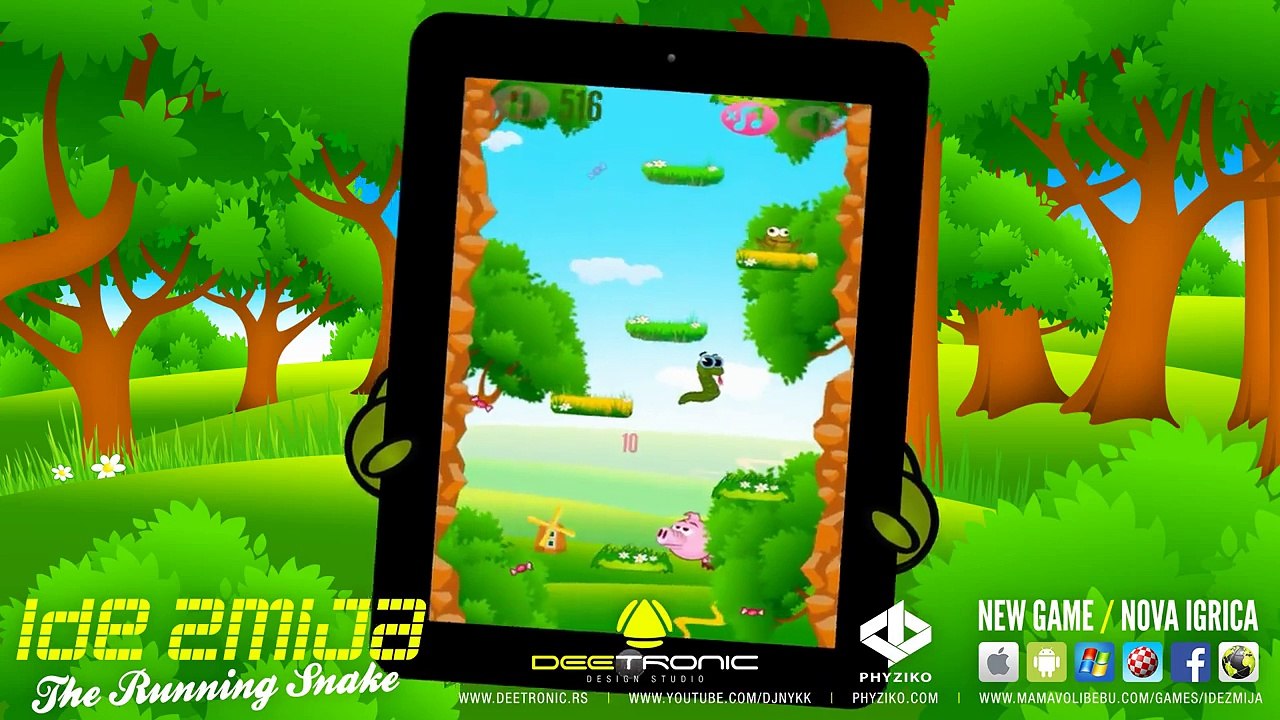Running Snake (Ide Zmija) FREE GAME Trailer 2014
