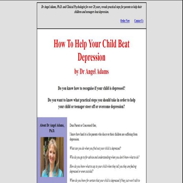 Help Your Child Beat Depression