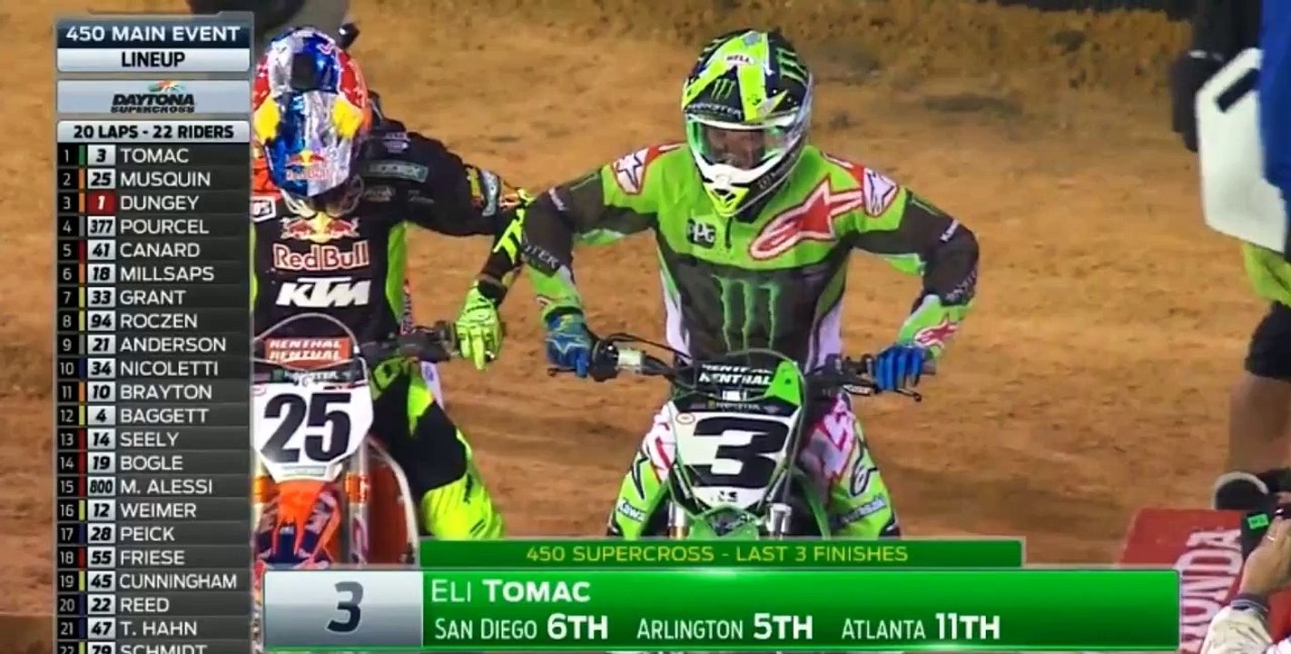 Monster Energy Supercross 2016 - Rd9 Daytona - 450 Main Event