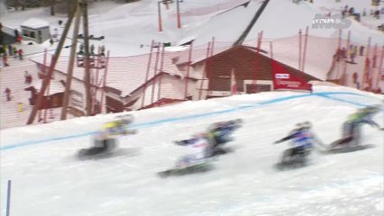 Snowboard Cross - Veysonnaz (J2) - Moenne-Loccoz sur le podium