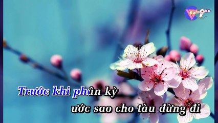 Chuyến tàu hoàng hôn - Karaoke HD -- Beat Chuẩn