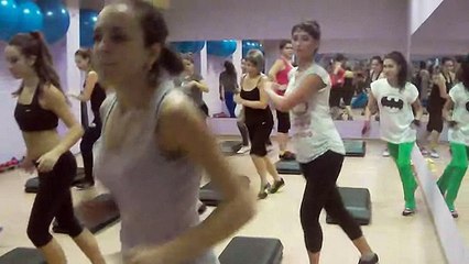 step aerobic 5 final,степ аэробика(связка по степ аэробике)