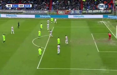 Willem II 0 - 1 Ajax - Arkadiusz Milik Goal 06-03-2016