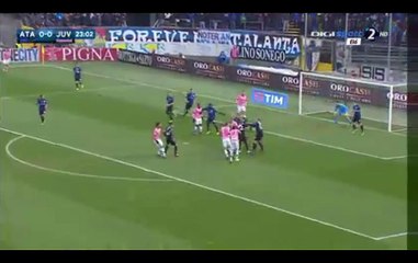 Andrea Barzagli Goal | Atalanta 0-1 Juventus | 06.03.2016