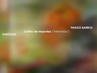 Cartão de respostas (Memórias)