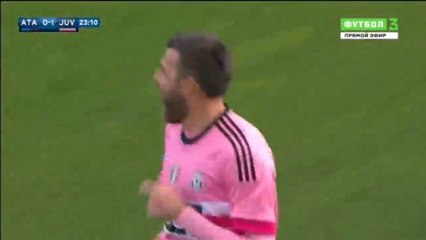 Andrea Barzagli 0:1 | Atalanta Bergamo v. Juventus 06.03.2016 HD