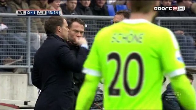 0-1 Arkadiusz Milik Goal Holland Eredivisie - 06.03.2016, Willem II Tilburg 0-1 AFC Ajax