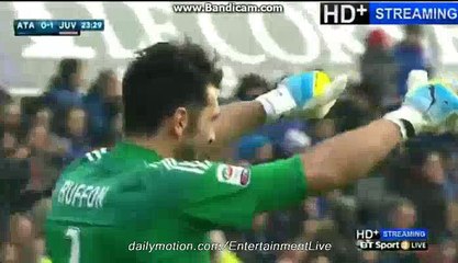 0-1 Barzagli Goal | Atalanta vs Juventus Serie A