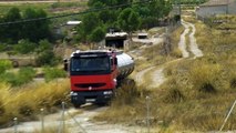 Renault Truck on the dirt track