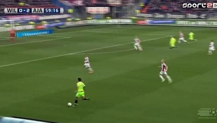 Lasse Schone Goal - Willem II 0 - 3tAjax - 06-03-2016
