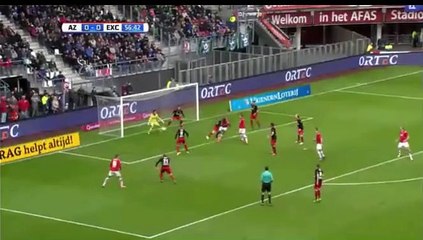 Luckassen GOAL 1-0 AZ Alkmaar vs Excelsior 06.03.2016