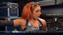 Becky Lynch Backstage Segment