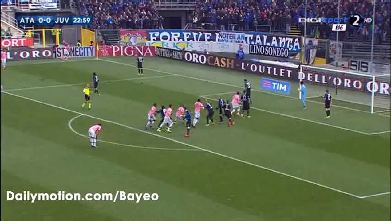 Andrea Barzagli Goal HD - Atalanta 0-1 Juventus - 06-03-2016