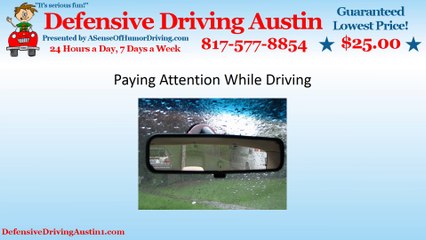 Driving When The Sun Goes Down