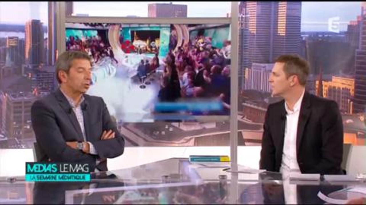Michel Cymes dézingue Gilles Verdez dans Médias le mag