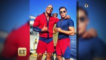 EXCLUSIVE: Zac Efron and Dwayne Johnson Gush Over Each Others Hotness on Baywatch Set