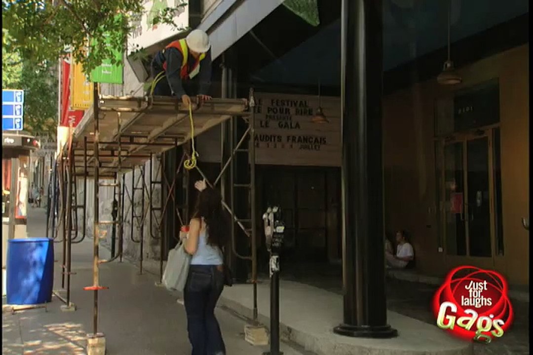 Worker Falls In Bin!