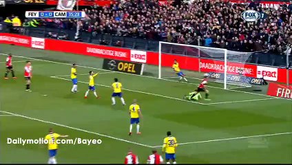 Jens Toornstra Goal HD - Feyenoord 1-0 Cambuur - 06-03-2016