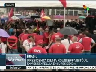 Download Video: Brasil: Dilma Rousseff se reúne en Sao Paulo con Lula Da Silva