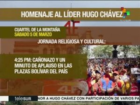 Venezuela: cronograma de los homenajes a Hugo Chávez en Caracas