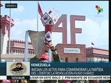 Venezuela: la FANB honra a Hugo Chávez en el Cuartel de la Montaña