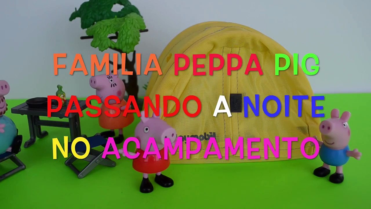 Pig George e Familia Peppa Pig Acampando na Floresta de Barraca Completo Em Portugues [Parte 2]
