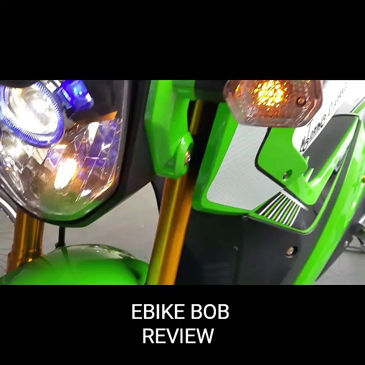 Eride Motorino Electric motorcycle-looking ebike review opinion after a short test ride, not a full review