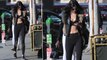 Kendall Jenner ROCKS Hot Body In Racy Black Bra & Leather Jacket