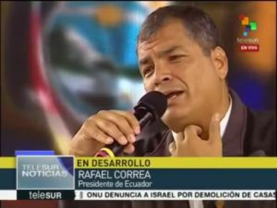 Ecuador: Correa recuerda legado de Hugo Chávez