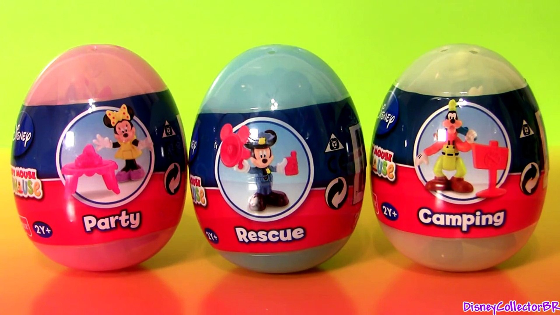 Mickey Mouse Surprise Eggs Minnie Goofy Easter Eggs Mickey Mouse Clubhouse  by Disneycollec - Dailymotion Video