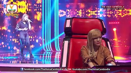 ---The Voice Cambodia - ថុន ស្រីល័ក្ខណ៍ -  ឲ្យអូនសុំស្រលាញ់ផង - 06 March 2016
