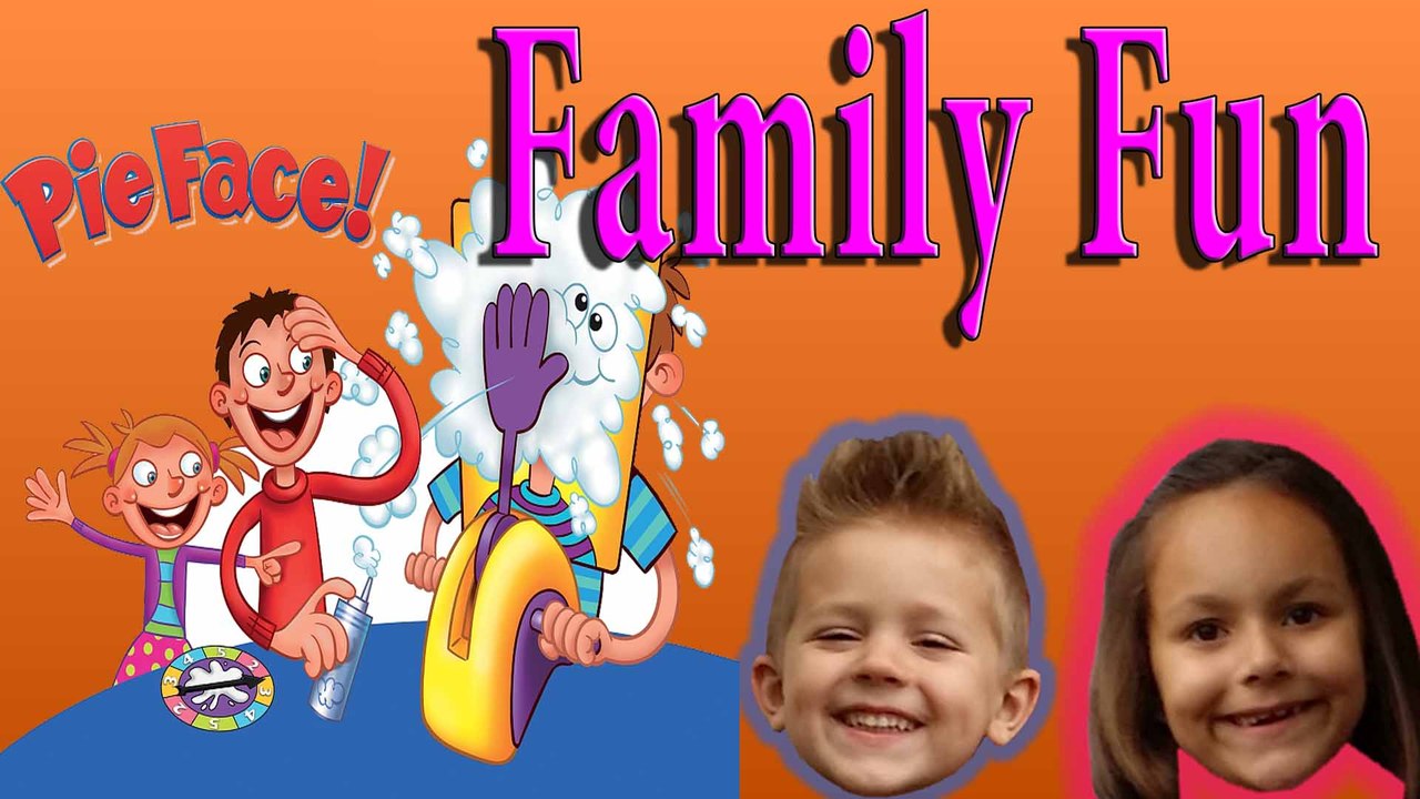 Family Plays The Pie Face Game