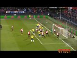 1-1 Mitchell te Vrede Goal Holland  Eredivisie - 06.03.2016, Feyenoord 1-1 SC Cambuur