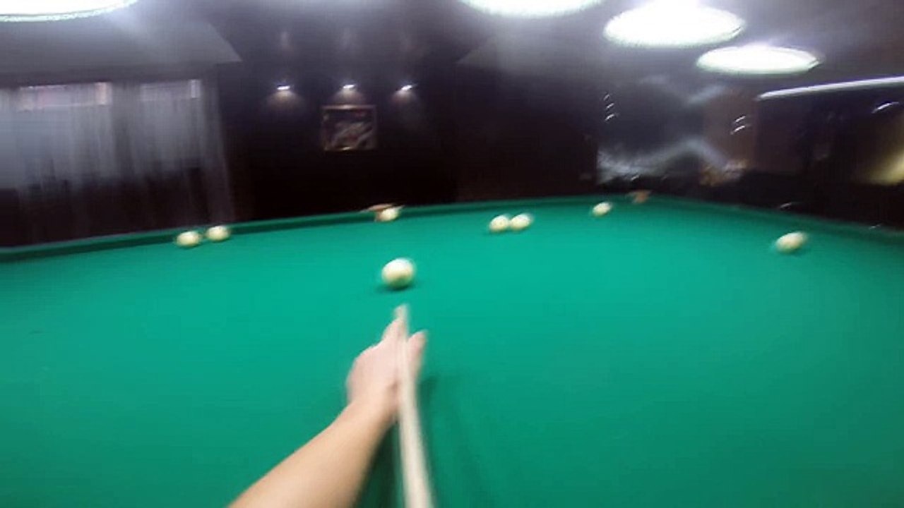 GoPro- pool table - бильярд