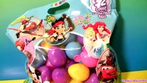 Easter Egg Hunt 2014 Disney Princess Sofia the First Mickey Minnie Jake Pixar Cars Huevos