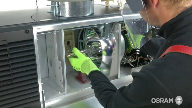 1. Change lamp on Christie digital cinema projectors